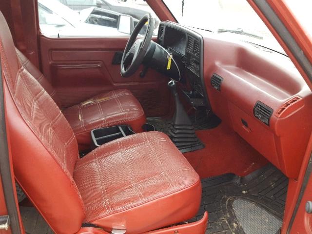 1FMCU12T3KUC60835 - 1989 FORD BRONCO II RED photo 5