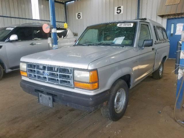 1FTCR10AXLUC25752 - 1990 FORD RANGER SILVER photo 2