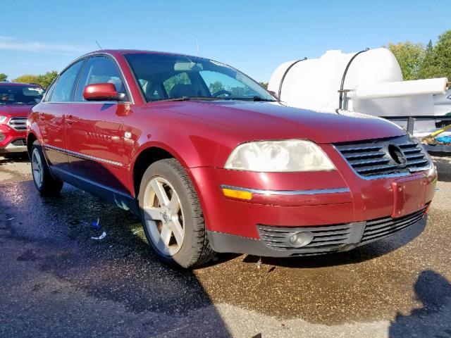 WVWRH63B64P053556 - 2004 VOLKSWAGEN PASSAT GLX MAROON photo 1