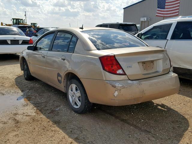 1G8AJ55F46Z155063 - 2006 SATURN ION 2 GOLD photo 3