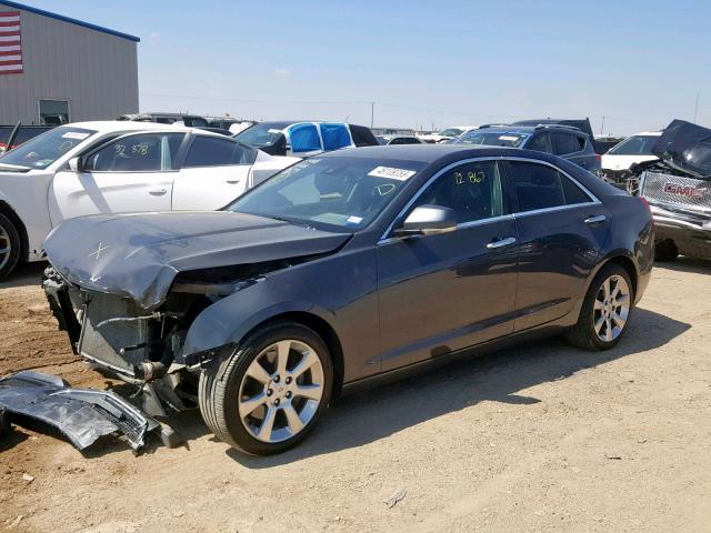 1G6AH5SX2D0141424 - 2013 CADILLAC ATS LUXURY GRAY photo 2