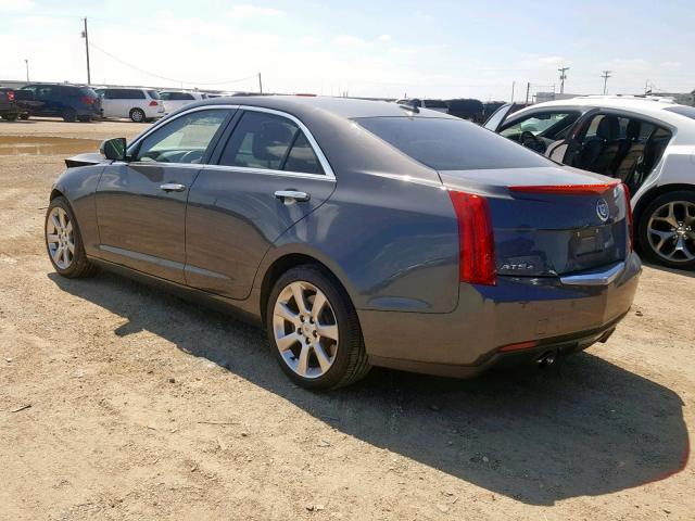 1G6AH5SX2D0141424 - 2013 CADILLAC ATS LUXURY GRAY photo 3