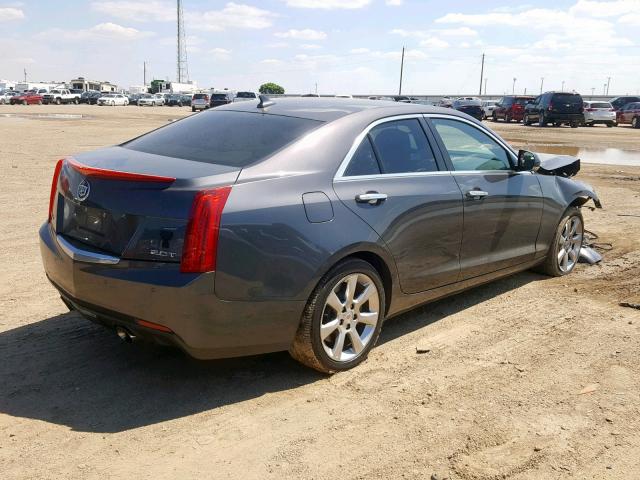 1G6AH5SX2D0141424 - 2013 CADILLAC ATS LUXURY GRAY photo 4