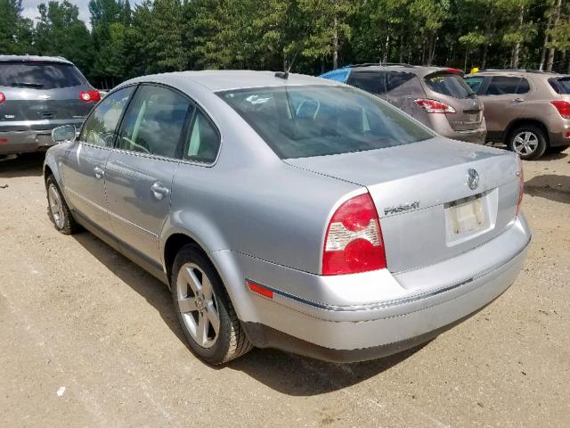 WVWRH63B44P141148 - 2004 VOLKSWAGEN PASSAT GLX SILVER photo 3