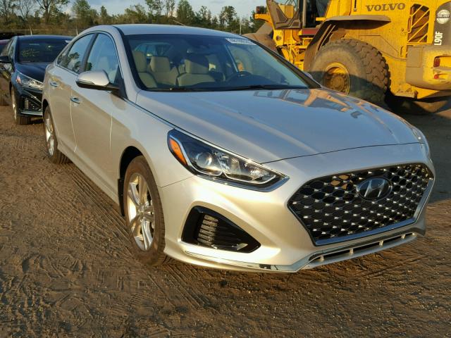 5NPE34AF5KH731083 - 2019 HYUNDAI SONATA SPO SILVER photo 1