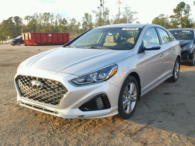 5NPE34AF5KH731083 - 2019 HYUNDAI SONATA SPO SILVER photo 2