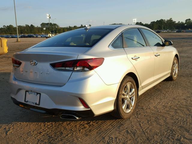 5NPE34AF5KH731083 - 2019 HYUNDAI SONATA SPO SILVER photo 4