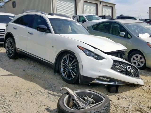 JN8CS1MU9HM144228 - 2017 INFINITI QX70 WHITE photo 1