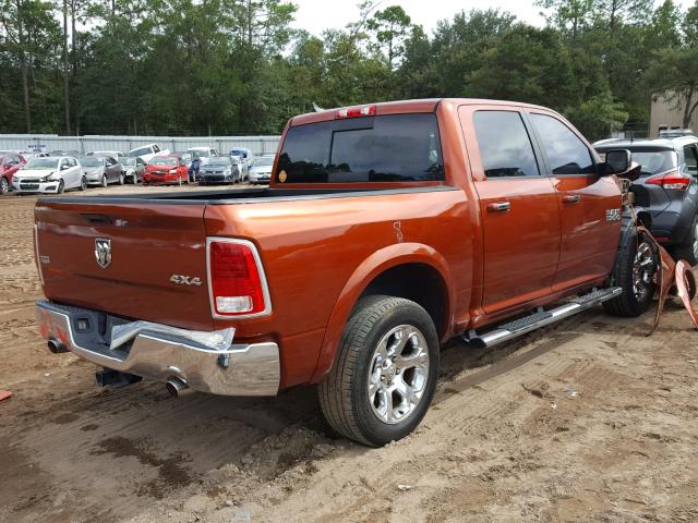 1C6RR7NTXDS598611 - 2013 RAM 1500 LARAM ORANGE photo 4