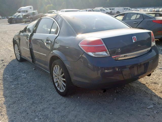 1G8ZV57788F177262 - 2008 SATURN AURA XR GRAY photo 3