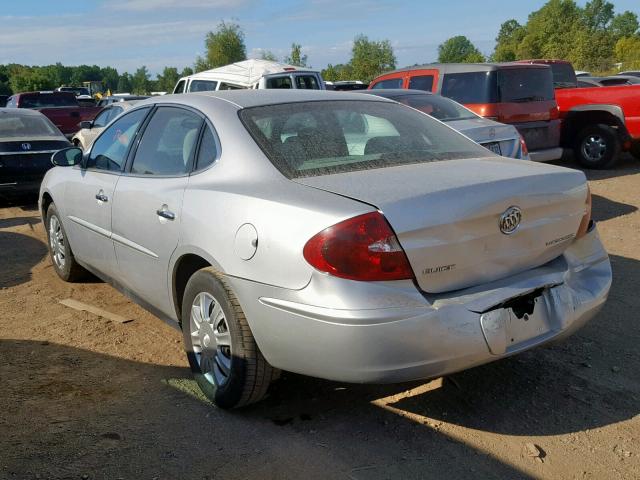 2G4WC532651253021 - 2005 BUICK LACROSSE C SILVER photo 3