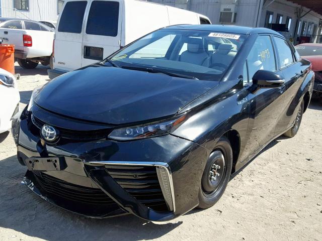 JTDBVRBD5HA001973 - 2017 TOYOTA MIRAI BLACK photo 2