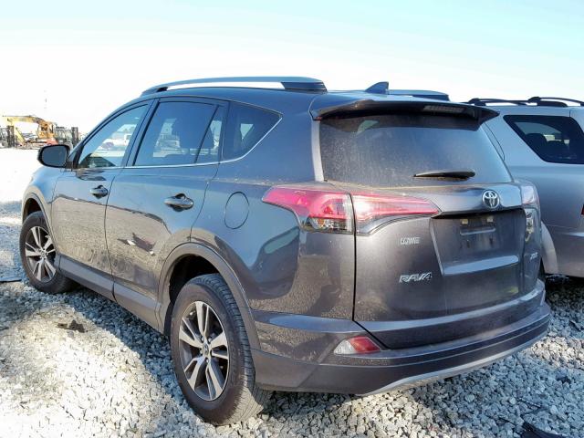 JTMWFREV8JJ191373 - 2018 TOYOTA RAV4 ADVEN GRAY photo 3