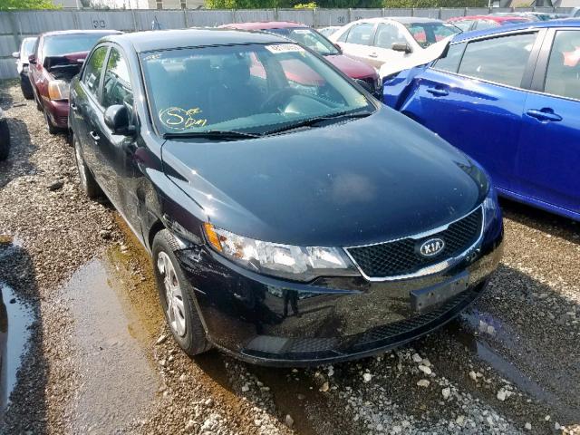 KNAFU4A28A5881389 - 2010 KIA FORTE EX BLACK photo 1