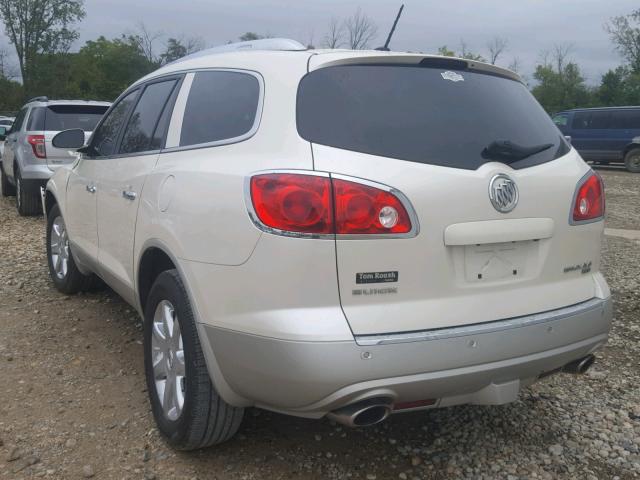 5GALRBED0AJ186680 - 2010 BUICK ENCLAVE CX WHITE photo 3