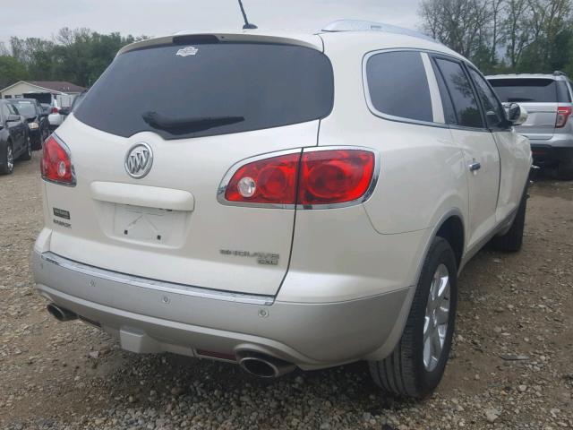 5GALRBED0AJ186680 - 2010 BUICK ENCLAVE CX WHITE photo 4