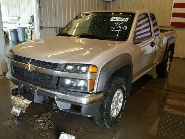 1GCDT19E178158405 - 2007 CHEVROLET COLORADO SILVER photo 2