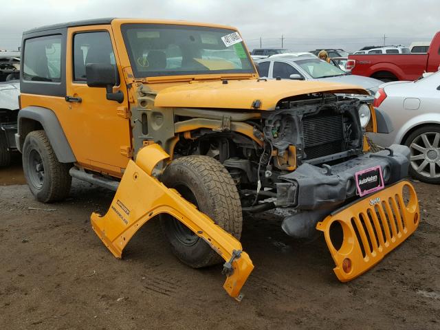 1C4AJWAG5CL203887 - 2012 JEEP WRANGLER S YELLOW photo 1