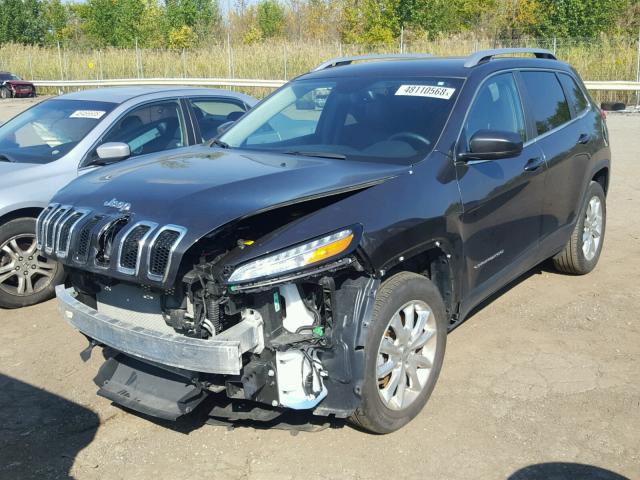 1C4PJMDS1HW601859 - 2017 JEEP CHEROKEE L GRAY photo 2