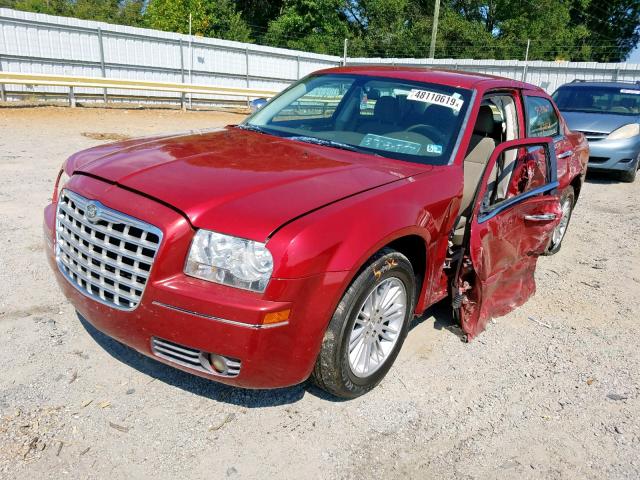 2C3CA1CV5AH266378 - 2010 CHRYSLER 300 TOURIN RED photo 2