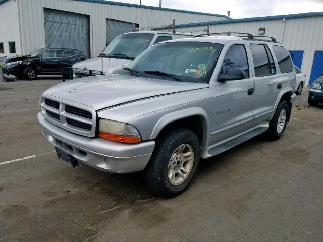 1B4HS28NX1F631326 - 2001 DODGE DURANGO GRAY photo 2