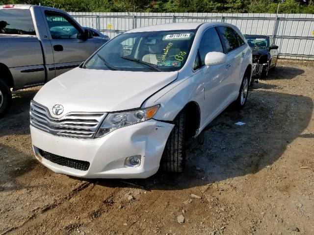 4T3BK3BB9BU056665 - 2011 TOYOTA VENZA WHITE photo 2