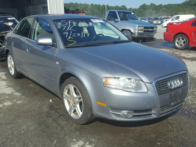 WAUDF78E96A006856 - 2006 AUDI A4 2.0T QU GRAY photo 1