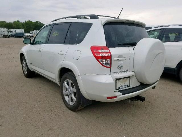 JTMDK4DV1A5084522 - 2010 TOYOTA RAV4 LIMIT WHITE photo 3