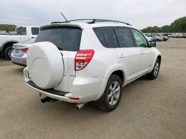 JTMDK4DV1A5084522 - 2010 TOYOTA RAV4 LIMIT WHITE photo 4