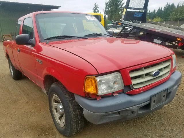 1FTYR14VX3PB24731 - 2003 FORD RANGER SUP RED photo 1