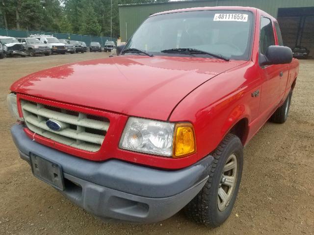 1FTYR14VX3PB24731 - 2003 FORD RANGER SUP RED photo 2