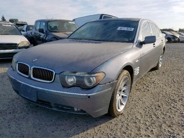 WBAGN63433DR14934 - 2003 BMW 745 LI SILVER photo 2