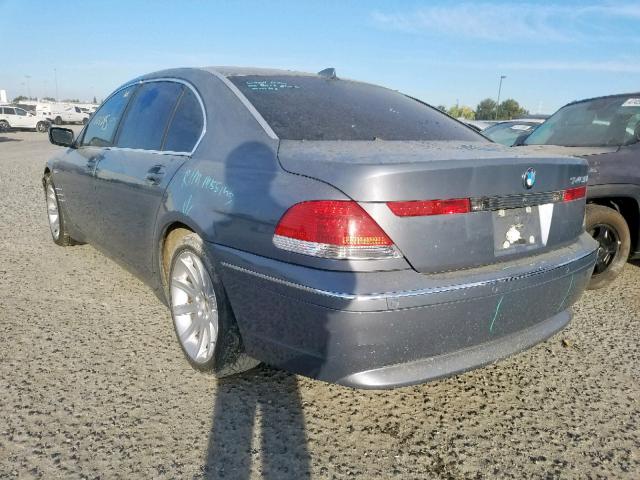 WBAGN63433DR14934 - 2003 BMW 745 LI SILVER photo 3