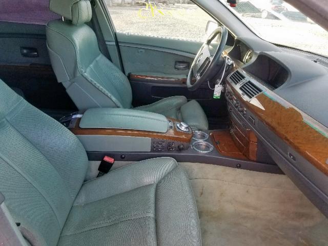 WBAGN63433DR14934 - 2003 BMW 745 LI SILVER photo 5