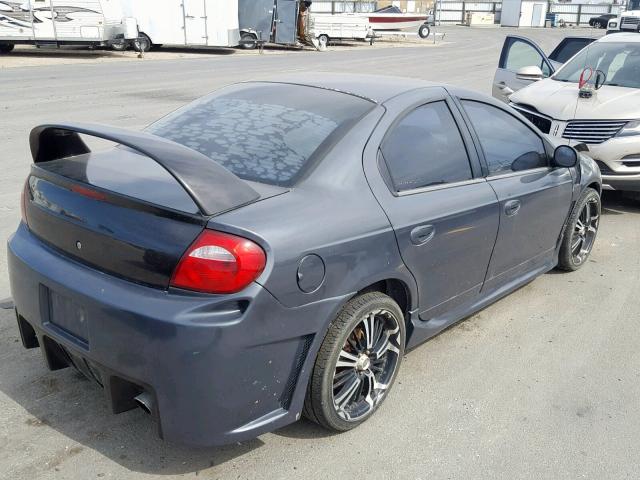 1B3AS66SX5D237137 - 2005 DODGE NEON SRT-4 GRAY photo 4