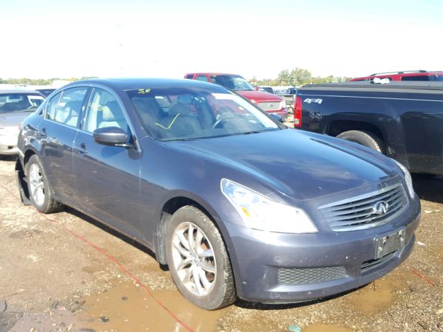 JNKCV61F09M364962 - 2009 INFINITI G37 BLUE photo 1