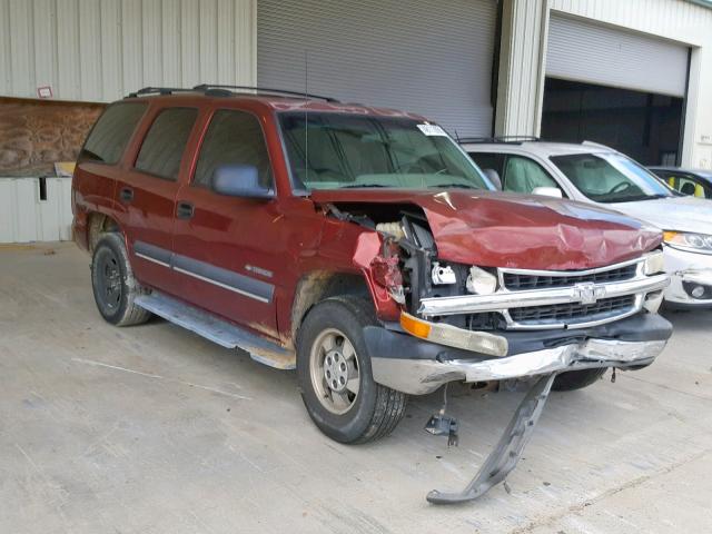 1GNEC13Z22R124970 - 2002 CHEVROLET TAHOE MAROON photo 1