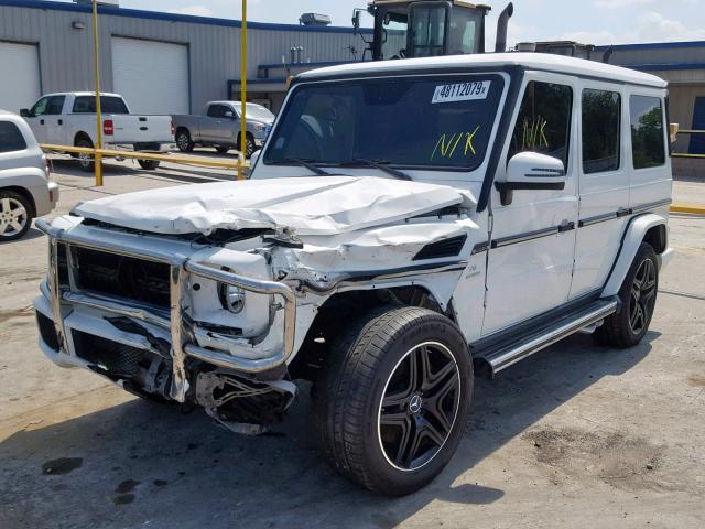 WDCYC7DH9JX295119 - 2018 MERCEDES-BENZ G 63 AMG WHITE photo 2