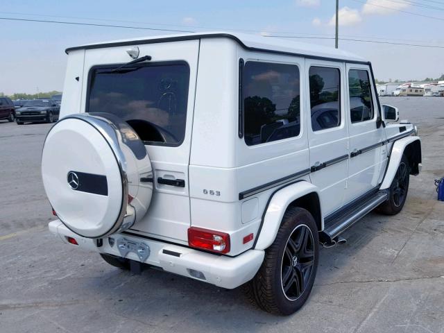 WDCYC7DH9JX295119 - 2018 MERCEDES-BENZ G 63 AMG WHITE photo 4