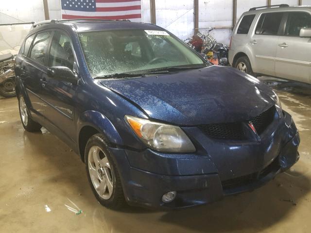 5Y2SL62854Z450864 - 2004 PONTIAC VIBE BLUE photo 1