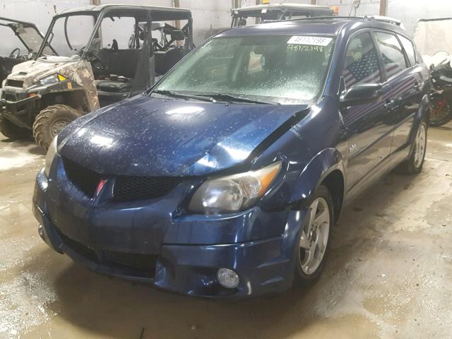 5Y2SL62854Z450864 - 2004 PONTIAC VIBE BLUE photo 2