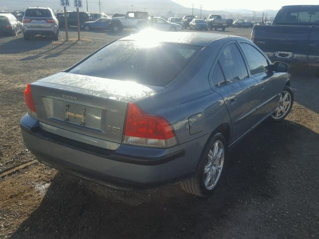 YV1RH58D322167815 - 2002 VOLVO S60 2.5T GRAY photo 4