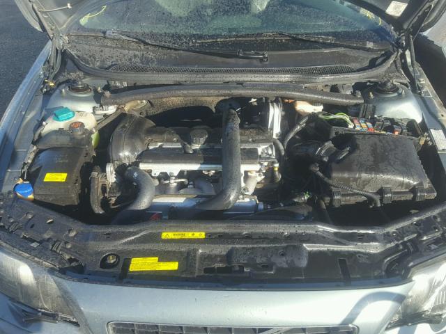 YV1RH58D322167815 - 2002 VOLVO S60 2.5T GRAY photo 7