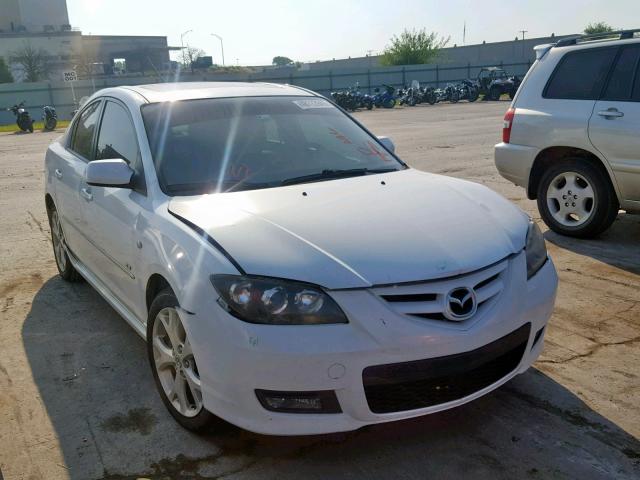 JM1BK323881811465 - 2008 MAZDA 3 S WHITE photo 1