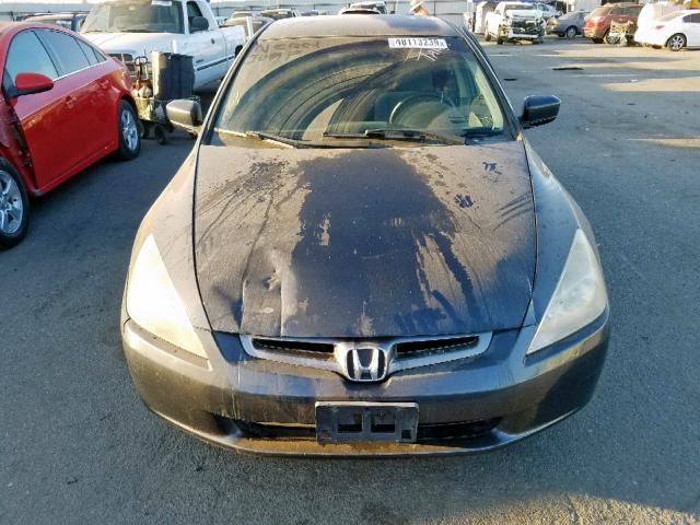 1HGCM56425A125920 - 2005 HONDA ACCORD LX GRAY photo 10