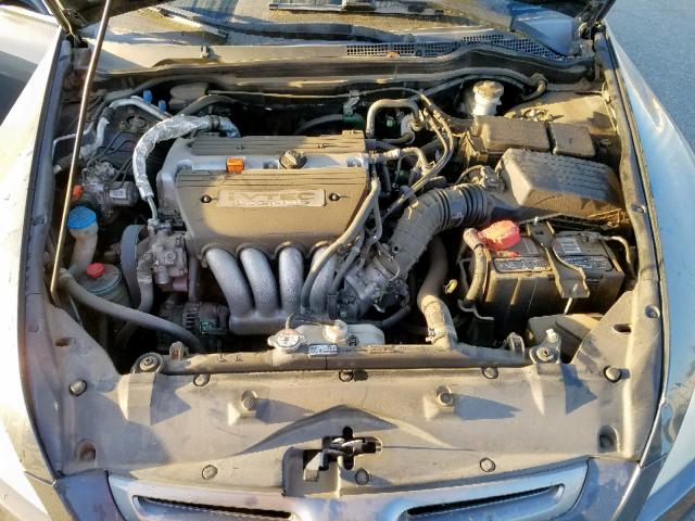 1HGCM56425A125920 - 2005 HONDA ACCORD LX GRAY photo 7