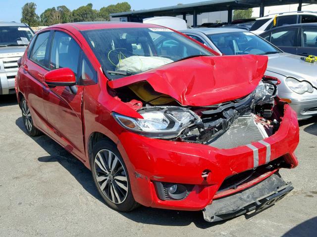 JHMGK5H7XGX044871 - 2016 HONDA FIT EX RED photo 1