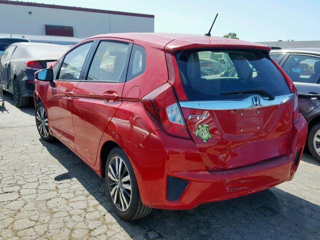 JHMGK5H7XGX044871 - 2016 HONDA FIT EX RED photo 3