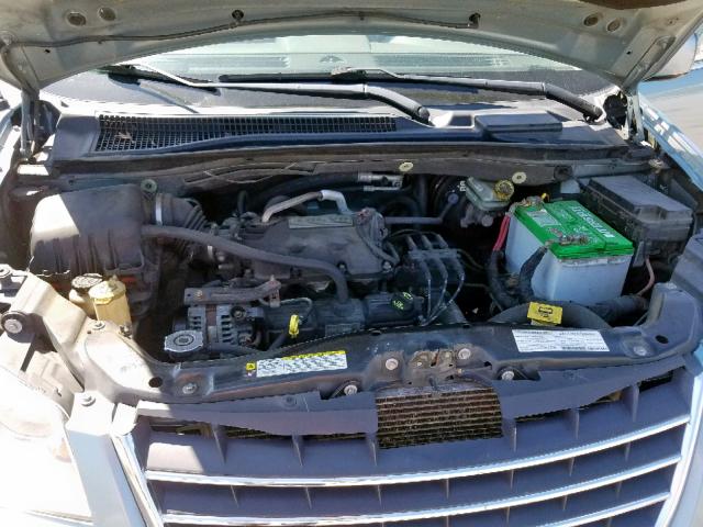 2A8HR54P18R794403 - 2008 CHRYSLER TOWN & COU BLUE photo 7