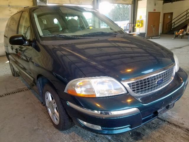 2FMZA52411BB57520 - 2001 FORD WINDSTAR S GREEN photo 1